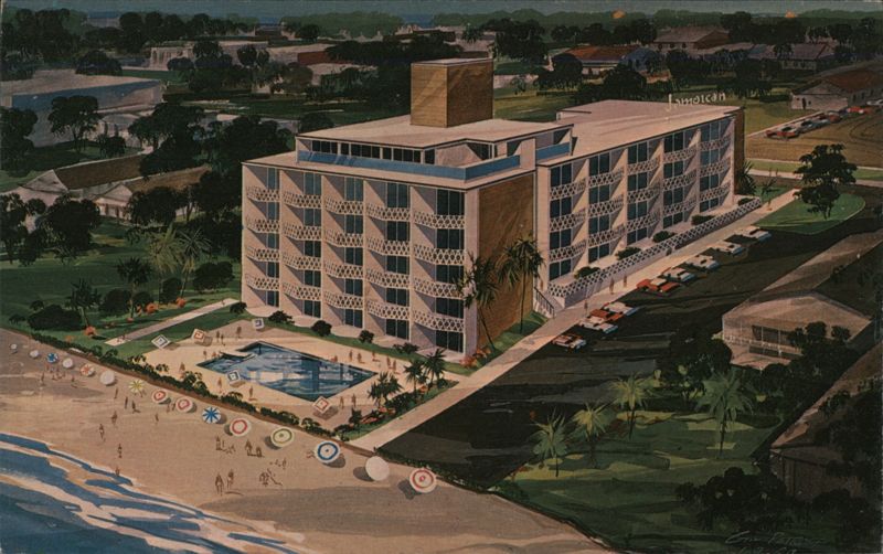 The Jamaican, Ocean Front Motor Inn, Myrtle Beach, SC South Carolina