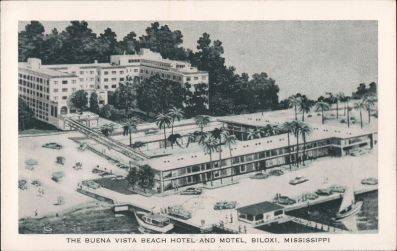 The Buena Vista Beach Hotel and Motel, Biloxi, MS Mississippi