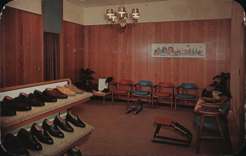 Lamey-Wellehan Shoe Store Interior, Portland, ME Maine