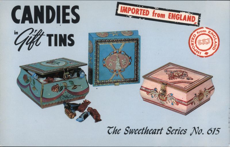 Candies in Gift Tins, The Sweetheart Series No. 615 New York