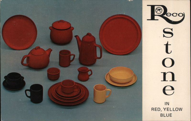 Reco Stone Oven Proof Dinnerware Advertising