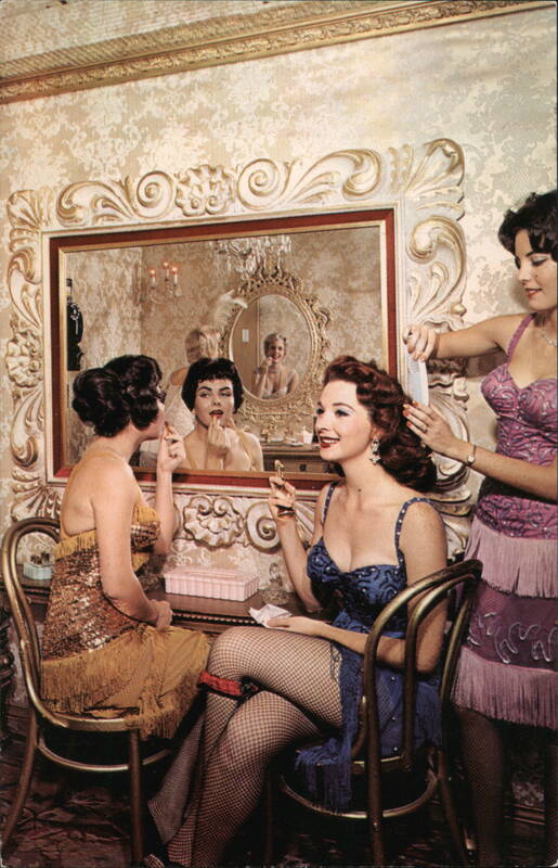 Dancers in Dressing Room, Roaring 20's Club Beverly Hills California