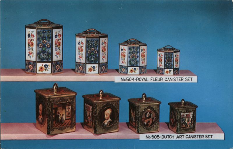 Daher Royal Fleur & Dutch Art Canister Sets Advertisement