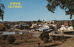 View of Jackson, California Postcard