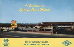 Golden Bear Motel, Berkeley, CA Postcard