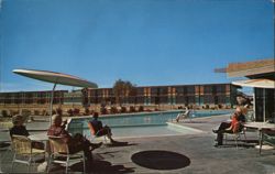 Green Tree Inn Swimming Pool Postcard