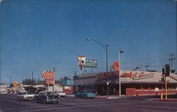 El Rancho Restaurant & Motor Hotel, Barstow, CA Postcard
