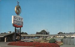 Surf Motel, Fort Bragg, CA Postcard