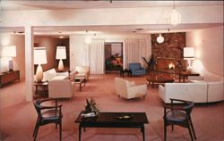 Lounge Area, Garden View Luxury Kosher Home Postcard