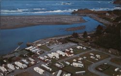 Salmon Harbor Resort, Smith River, California Postcard