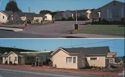 Fort Humboldt Motel, Eureka, CA Postcard