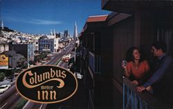 Columbus Motor Inn, San Francisco, CA Postcard