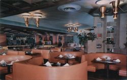 Holiday House Restaurant Interior Postcard