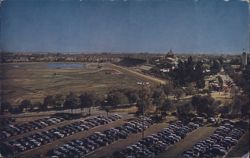 Grandstand and Parking Lots, California State Fair Postcard