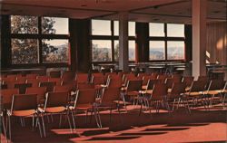 Meeting Room, Main Lodge, Pipestem State Park Postcard
