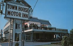 Town House Motor Inn, Columbia, SC Postcard