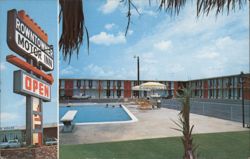 Rowntowner Motor Inn, Manning, SC Postcard