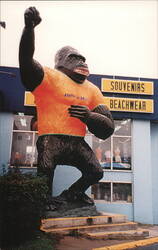 Bozo The Gorilla, South of the Border Postcard