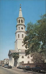 St. Michael's Church, Charleston, SC Postcard