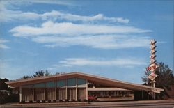 Dixon Motel, Greenwood, SC Postcard