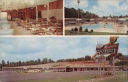 Magnolia Motor Lodge and Restaurant, Laurel, MS Postcard
