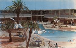 Buena Vista Beach Motel and Hotel, Pool Area Postcard