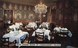 Main Dining Room of Commander's Palace Postcard