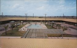 Swimming Pool, Holiday Inn, Alexandria, LA Postcard