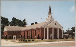 First Baptist Church, Westlake, Louisiana Postcard