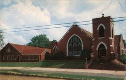 First Methodist Church, Mansfield, LA Postcard