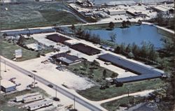 Holiday Motel, Highway 90 East, Houma, LA Postcard