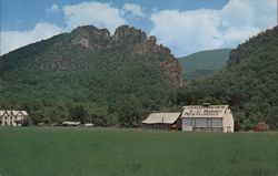 Seneca Rock, Hedrick's 4-U Motel & Restaurant Postcard