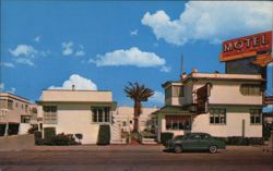 Ocean Park Motel, San Francisco, California Postcard