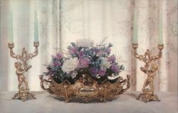 Essence of Loveliness French Baroque Centerpiece Postcard
