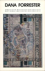 Dana Forrester Watercolor, Bulldog Co. Ghost Sign Postcard