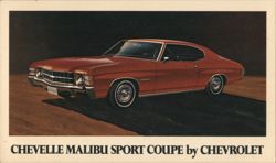 Chevelle Malibu Sport Coupe by Chevrolet Postcard