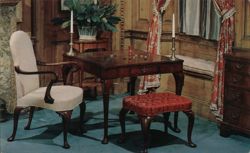 English Walnut Furniture, Wood and Hogan Postcard