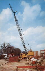 Calvert Construction Co. Crane Rental, Smithtown, NY Postcard