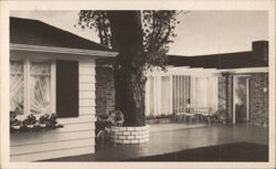 Simpson's House of Ideas, Patio View Postcard