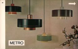 Metro Pendant Lamps by Fog & Mørup Postcard