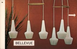Bellevue Model Pendant Lights by Fog & Mørup Postcard