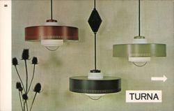 Turna Modern Pendant Lamps by Jo Hammerborg Postcard