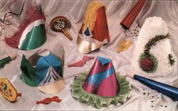 Kaeser & Blair Party Hats & Noisemakers Postcard