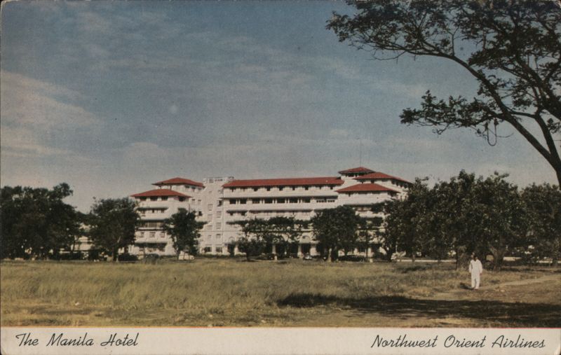 The Manila Hotel, Pearl of the Orient Philippines Southeast Asia