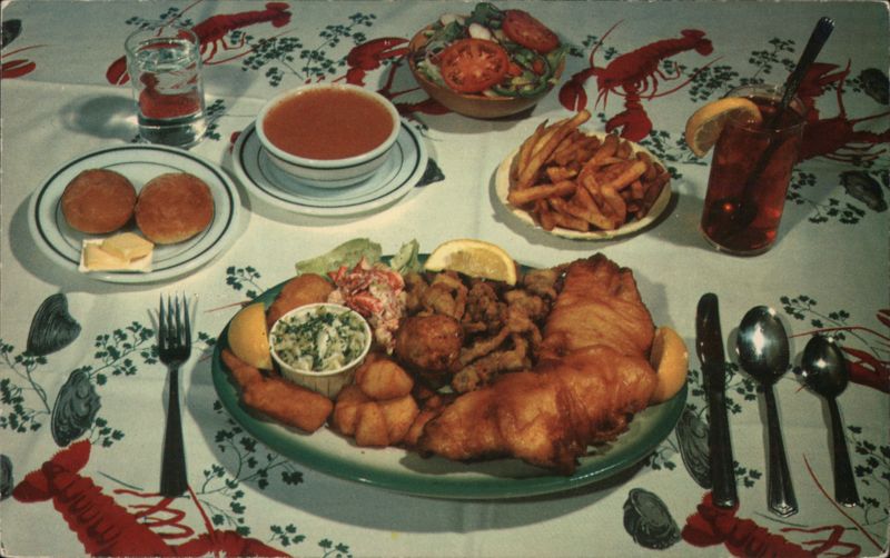 Seafood Platter at George's Restaurant Narragansett Rhode Island