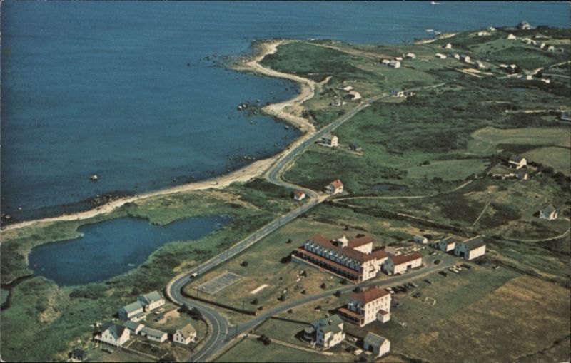 Spring House Hotel, Aerial View, Block Island, Rhode Island
