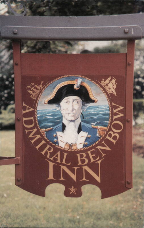 Admiral Benbow Inn Sign, Newport, RI Rhode Island Stephen Gross