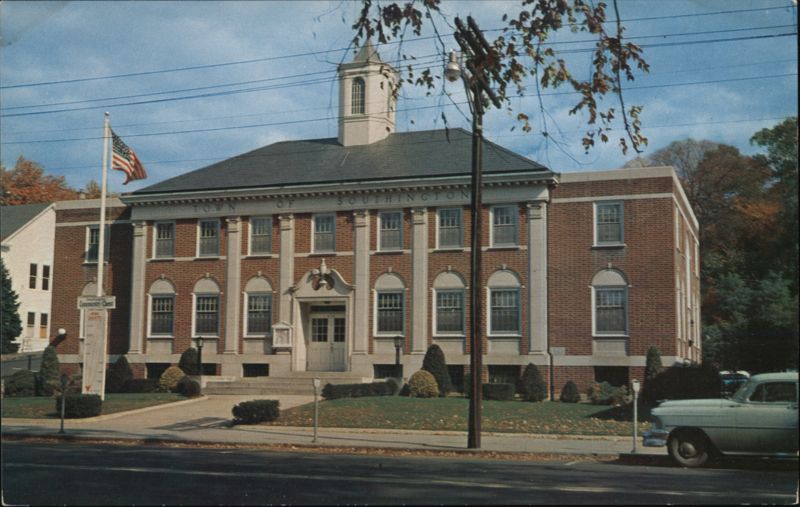 A View of the Town Hall Southington Connecticut
