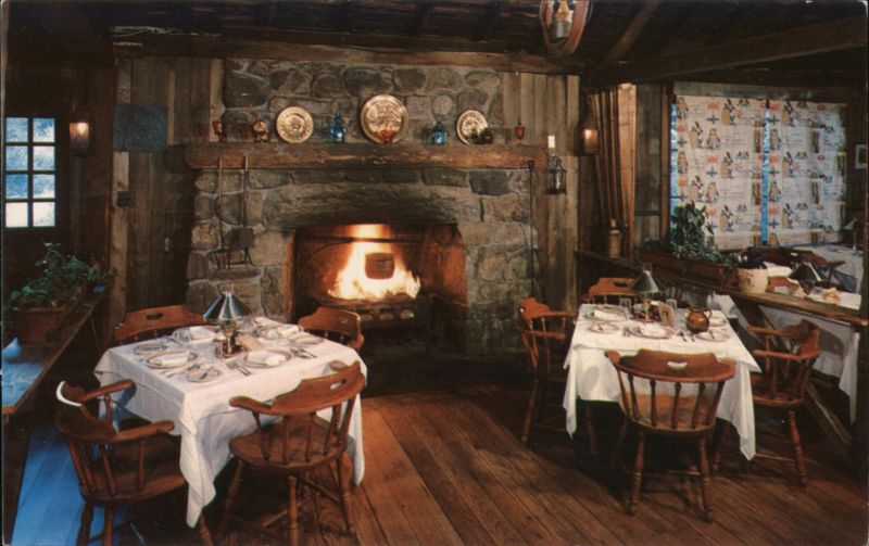Cobb's Mill Restaurant with Blazing Fireplace, Weston, CT Connecticut