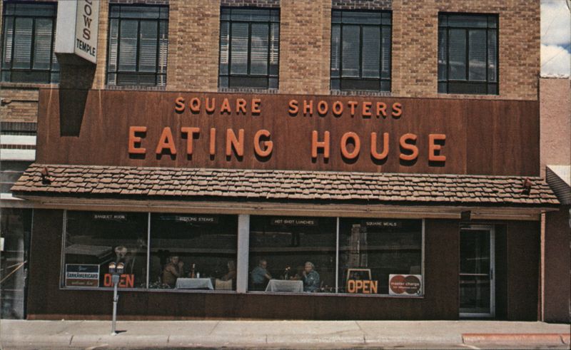 Square Shooters Eating House, Rawlins, WY Wyoming Verne Wood